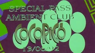 Cocorico' Ambient Club 13-06-1992 DJ Ralf - inaugurazione