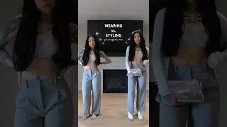 Wearing vs. Styling feat. Aritzia&rsquo;s Effortless Pant 🩶 #wearingvsstyling ng