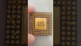 CPU 386 DX40 della AMD. Una delle ultime realese del 386 prima del lancio del 486.
