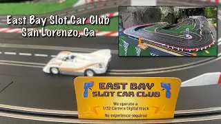 Quick Look at the East Bay Slot Car Club - Featuring a 32nd Scale Carrera Digital Track