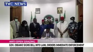 Governor Obiano Signs Anti-Open Grazing Bill Into Law