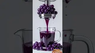 Grapes Turns Into Juice! 🍇🥤 | Tasty Bites & Fun Reactions #shorts