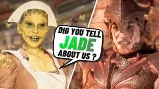 Did you tell JADE about us ? | MK11 Dvorah INTROs Outworlders |