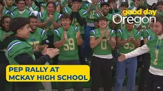 Pep rally at McKay High School