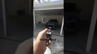 Rolling shutter door opening by remote control