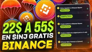 &iexcl;TIENES 10 DIAS! - BINANCE REGALA DE 22$ A 55$ EN $INJ SI HACES ESTE PASO A PASO **MUY FACIL**