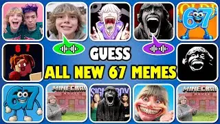Can You Guess ALL New 67 Memes | Original x Edit 67, 2721, 41, 89, 67 Remake | Meme Quiz 2026