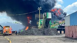 Falls Township Rubbish Fire