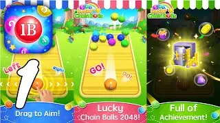 Lucky Chain Balls 2048 Gameplay Walkthrough #1 (Android, IOS)