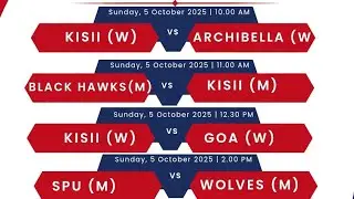 Kisii vs GOA Ladies first half|| Kenya Roll Ball National League 2025/2026 || 05/10/2025.