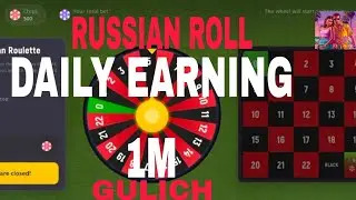 RUSSIAN ROLL DAILY EARNING 1M GULICH IN GRAND MOBILE #grandmobile 
