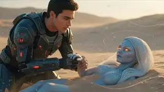 Human Saved an Alien Girl From the Shifting Sand—Her First Whisper Felt Like More Than Relief