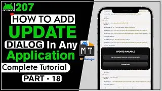 Add Update Dialog in Any App Using MT Manager! 😱 Super Easy Trick!