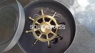 High Speed Brass Ship Wheel Spinner by Robest