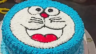 Doraemon cake design#cake #cakedecoration #cakedesign #cg 