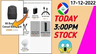 Getapps today 3:00pm stock mi business casual bagpack stock आज Redeem कर लेता पर😱😱😱