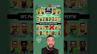 UFC Perth Full Card Picks & Predictions 🔥