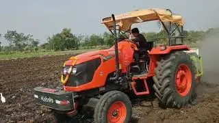 Sugarcane shaver or Khodwa cutter or stubbler with Kubota tractor