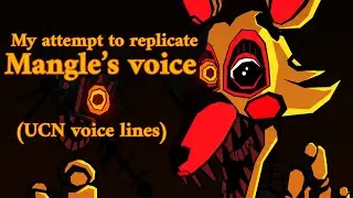 Me trying to do Mangle&rsquo;s voice