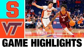 Syracuse vs Virginia Tech Highlights | Men's Basketball | College Basketball 2025