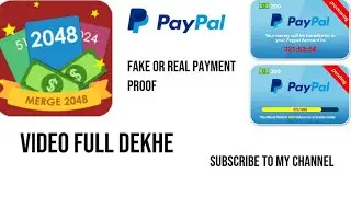 2048 Cards Merging game Real or Fake Payment Proof 2048 Game Detail
