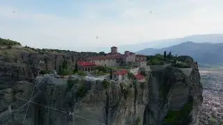 Holy Monastery of the Great Meteoron, Transfiguration of the Saviour perched on a dramatic rock