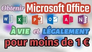 Obtenir Microsoft Office (Word, Excel, Outlook, ...) &agrave; vie et l&eacute;galement pour moins de 1 &euro;