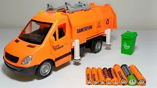 Unboxing & Testing a Garbage Truck Toy with Realistic Sounds & Lights 🚛✨