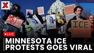 Minnesota Anti-ICE Protest LIVE: Minneapolis Demonstrators Shout Against ICE In Cold|Minnesota LIVE