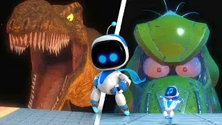 PS5 T-Rex Demo Boss Battle + Robot T-Rex in ASTRO's PLAYROOM