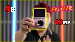 Review Máy ảnh CCD 400K 48MP 4K. HOT Rần Rần Tốp Tốp. Có Cả Game