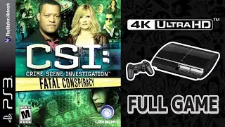 CSI: Fatal Conspiracy (PS3) | Full Game | 4K Ultra HD | No Commentary