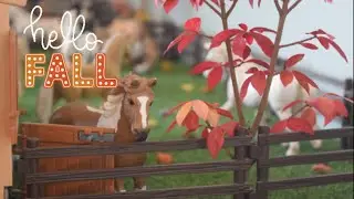 Autumn/Fall Decorating My Schleich Stable 2023!