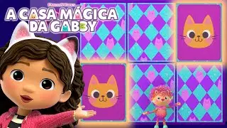 Você consegue combinar as cartas? Jogo da memória para crianças! | A CASA MÁGICA DA GABBY | Netflix