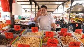 Are Serbian People Friendly? Visit to Belgrade cheap Farmer&rsquo;s Market and Republic Square. | No mask