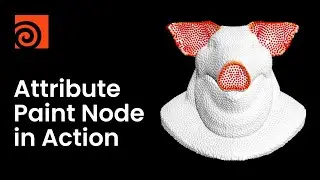 How to use a mask to control the scale and color properties of scattered geometry in Houdini