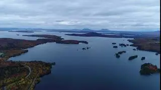 Drone video of Moosehead Lake