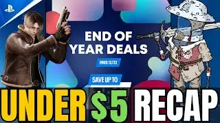 Every BANGER Under $5! | PSN End of Year Deals Sale 2025 Recap
