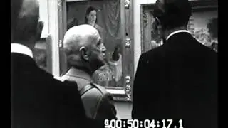 S.M. il Re inaugura la Quadriennale d'Arte.