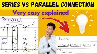 Difference between series and parallel circuits | series and parallel connection |#physics #circuit