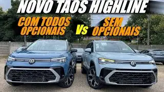 NOVO TAOS HIGHLINE BI-TONE 2026 - Confiram todos os opcionais dispon&iacute;veis para o VW TAOS 2026