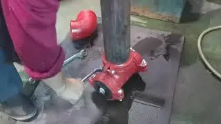 JIANZHI grooved fittings  hydraulic  tesing pressure 80 BAR