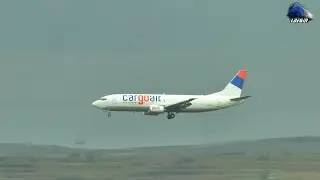🛬 Aterizare Boeing 737-405 (SF) Cargo Air Landing in Cluj Napoca (CLJ) - 26 April 2022