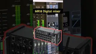 MIDAS MR18 Digital mixer| #shorts #mr18