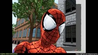 XQEMU Xbox Emulator - Ultimate Spider-Man - realtime! (ca00a49)