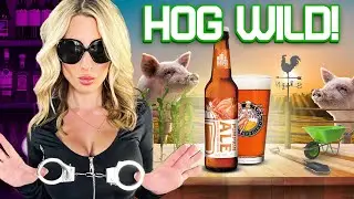 🐖 Whole Hog Next Level Brews Pumpkin Ale Craft Beer Review with @AllieRae