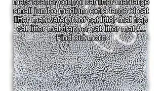 CatGuru Premium Cat Litter Mat, Medium, XL, XXL, Waterproof Litter Box Mat, Non Slip Kitty Litter M