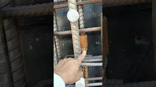 retaining wall steel reinforcement work and cover block with cupling joint.#*