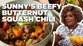 Sunny Anderson's Beefy Butternut Squash Chili | The Kitchen | Food Network