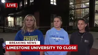 Students 'heartbroken' after learning about Limestone University closing